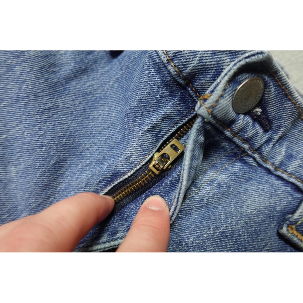 Levi's 514 Regular Fit Jeans Mens 36x30 Blue Medium Wash Straight Big E Premium - Picture 9 of 12